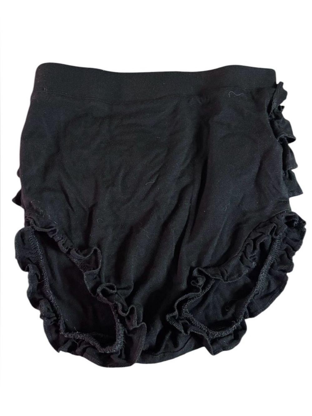 Posh Peanut Black Ruffled Bummie Sz 2T